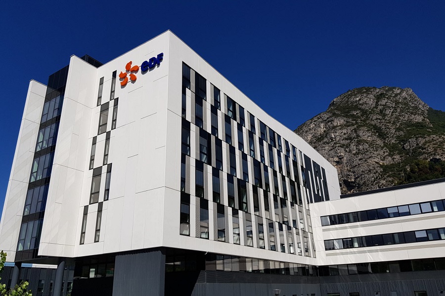 front view of EDF Hydro building